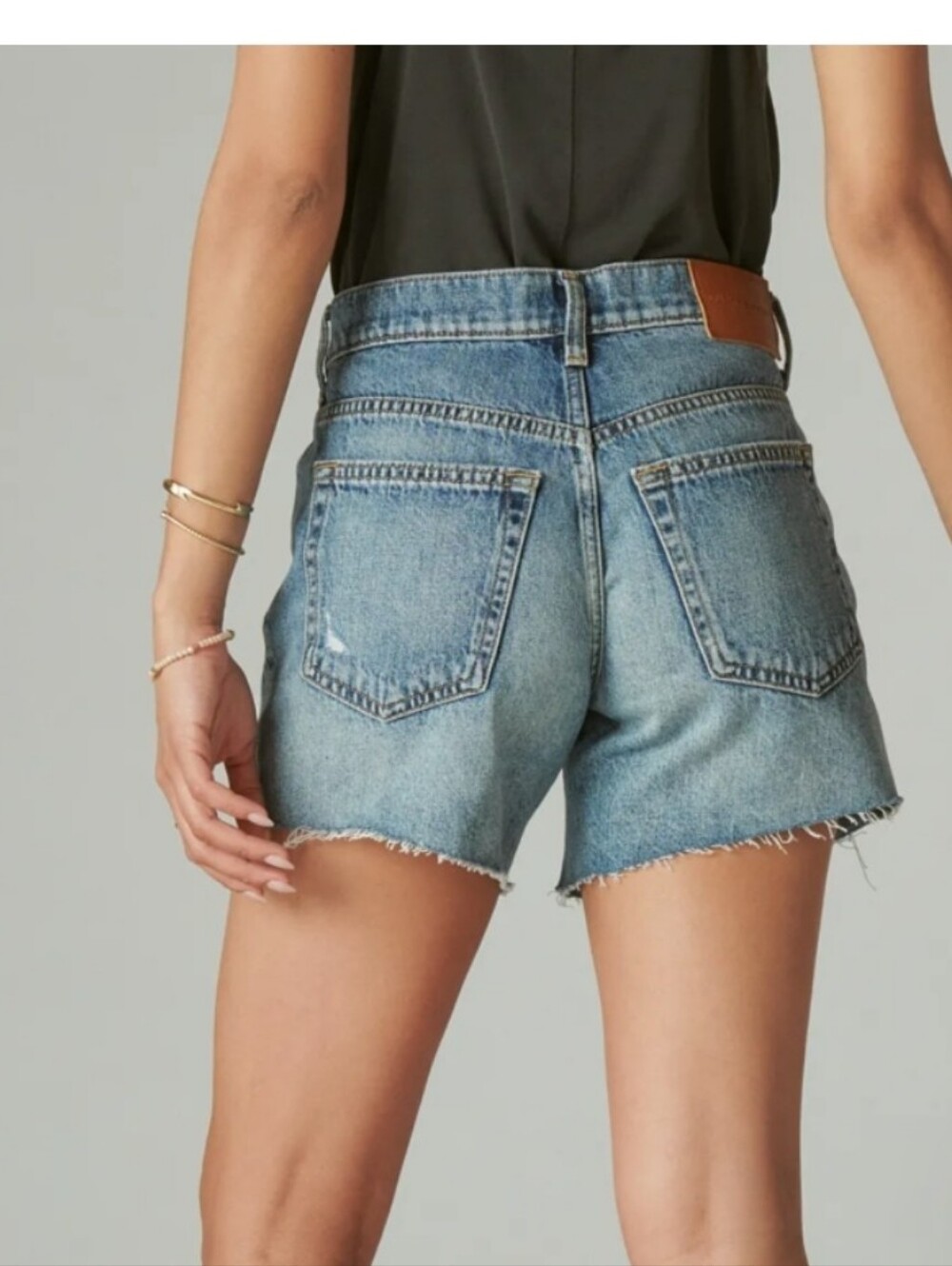 Lucky High Rise Midi 90s Short